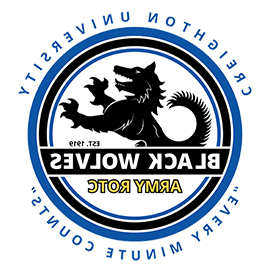 Creighton University Black Wolves Army ROTC logo