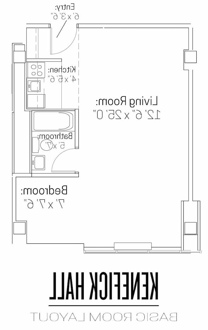 Kenefick大厅基本房间布局