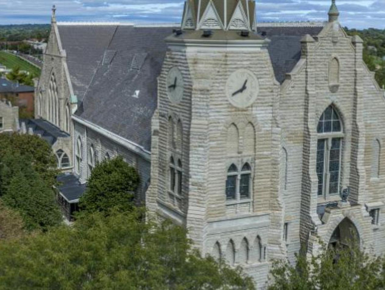 St. John's church on sunny day