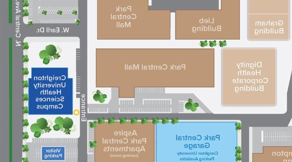 Phoenix parking map